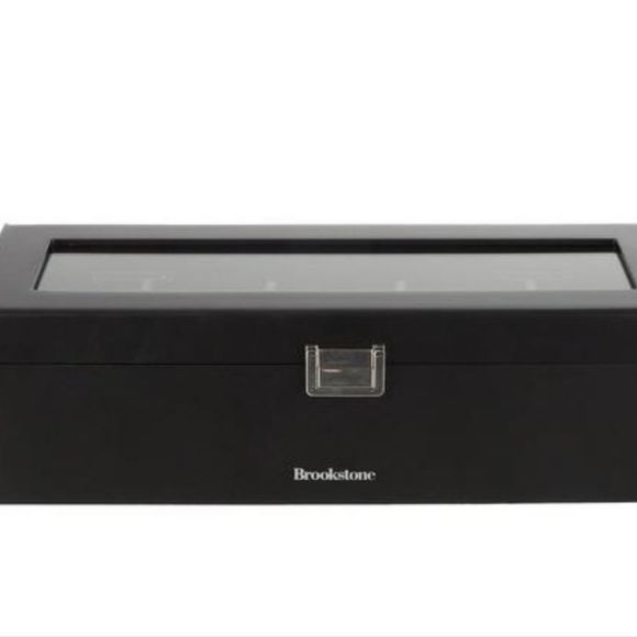 Brookstone Lite Box Light Up 4-Piece Watch Storage Case - Picture 1 of 9
